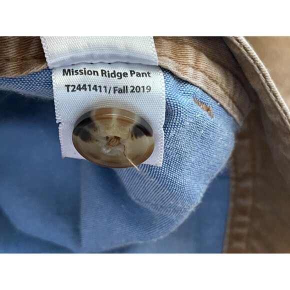 Toad & Co Mission Ridge Pant Mens 38 X 30 Organic Cotton Blend Casual Chino - Picture 5 of 10